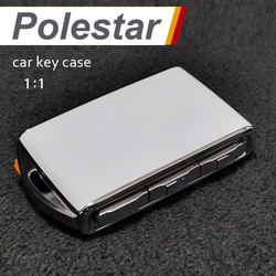 New Fashion Zinc Alloy Car Key Replace Shell Remote Car Key Case Vehicle Key Accessories for Polestar 1 Polestar 2 Polestar 3