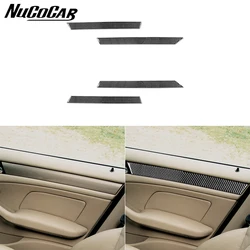 For BMW E46 1998-2005 Carbon Fiber Interior door Panel Trim strip Car Interior Accessories Decorative Stickers