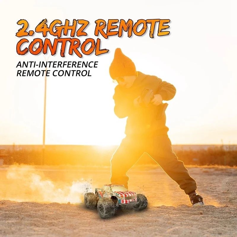 1:20 Off Road RC Car 4WD All Terrain RC Monster Truck, 2.4G High Speed with LED Light, Top Birthday Christmas Gift Toy for Boys view 3