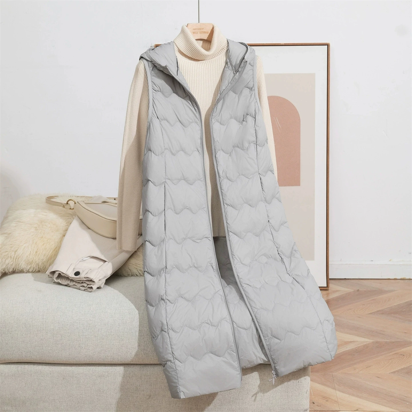 Ultra Hafif Beyaz Ördek Tüyü Y - Down Vest Ultralight incelemesi ve fiyatı