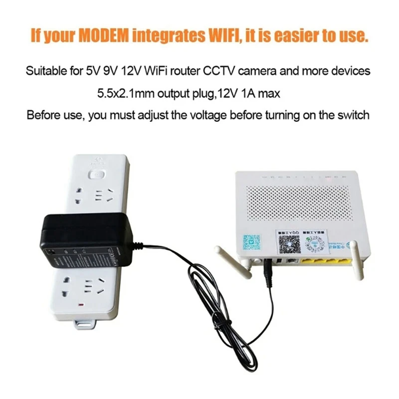 5 В 9 В 12 В 18,5 Втч 5000 мАч ИБП адаптер резервного питания 5,5X2,1 мм выход для беспроводного маршрутизатора модем камеры видеонаблюдения