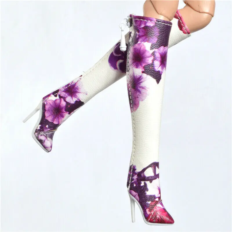 Doll toy Long shoes high quality fit for your FR2 FR6.0 Nuface boots Mirror matte true zipper F6