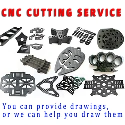 Carbon Fiber Plate &  Fiber Sheet CNC Cutting Service Processing with Supplied Drawings