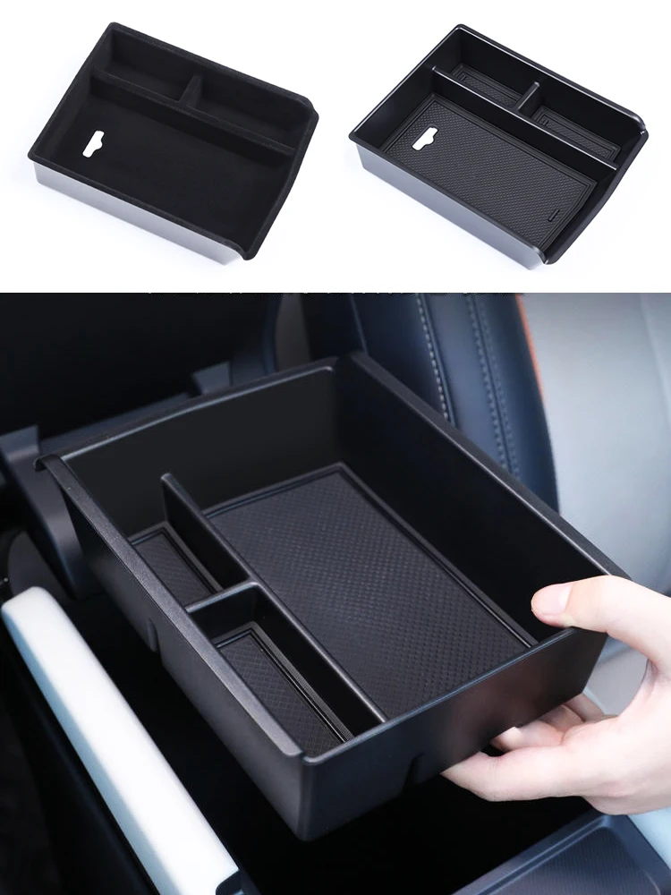 Car Organizer Box For BYD SEAL U Song Plus Champion Edition 2023 2024 Car Interior Accessories Central Armrest Control Storage