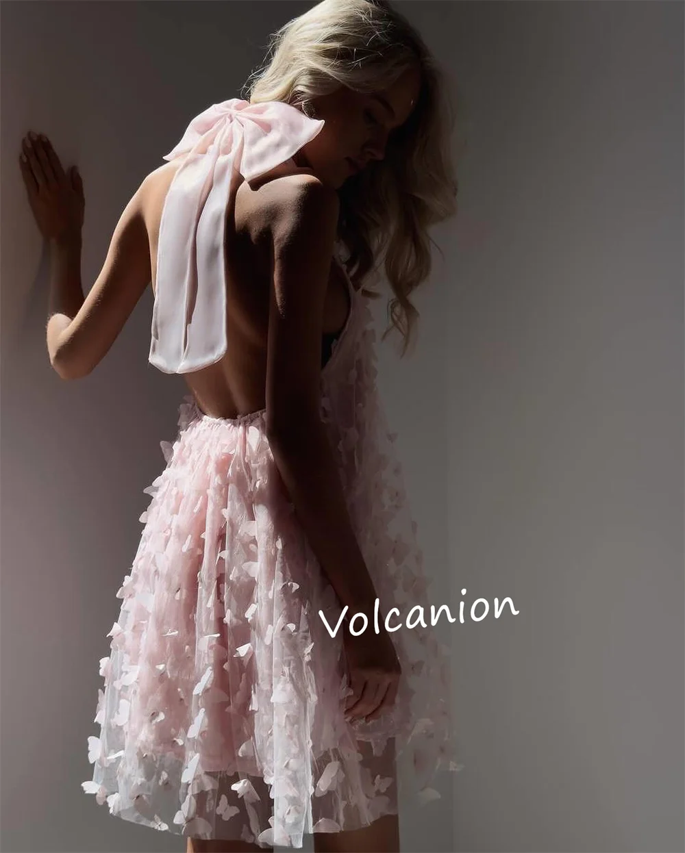 Короткие платья трапециевидной формы с лямкой на бретельках по индивидуальному заказу, вечерние, повседневные, простые, доступны размеры