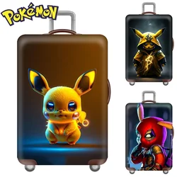 Pokemon Pikachu Luggage Cover Protective Suitcase CoverTravel The Word Suitcase Protective Covers Cartoon Trolley Case 18-32inch