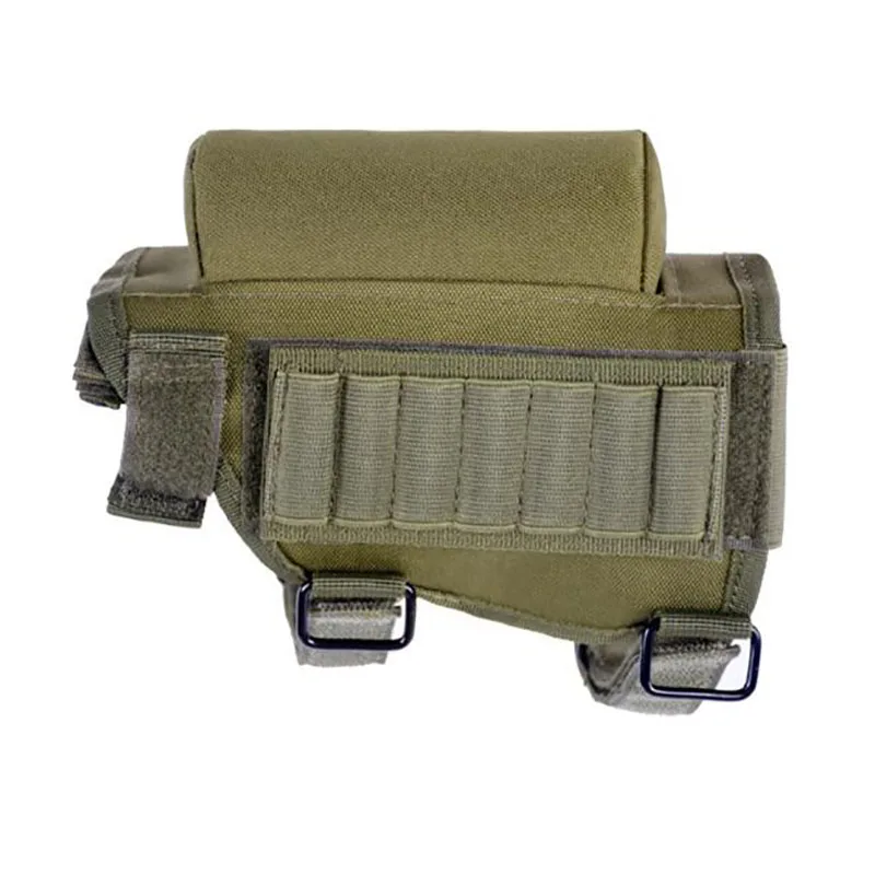 

Nylon Ammo Pouch Cartridge Belt Carrier Bag Shot gun Holder Case Tactical Hunting Cheek Rest Gun Rifle Pouch Hunting Gear