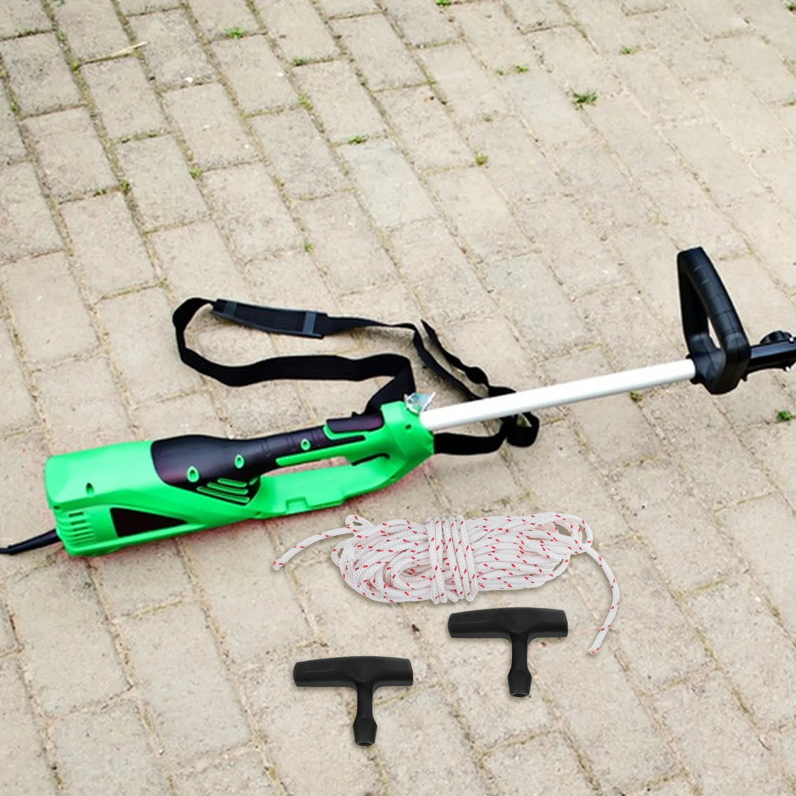 

1Set Starter Pull Cord Handle Durable Lawn Mower Chainsaw Trimmer Replacement Rope Reliable Grip Starter Rope Pull Cord