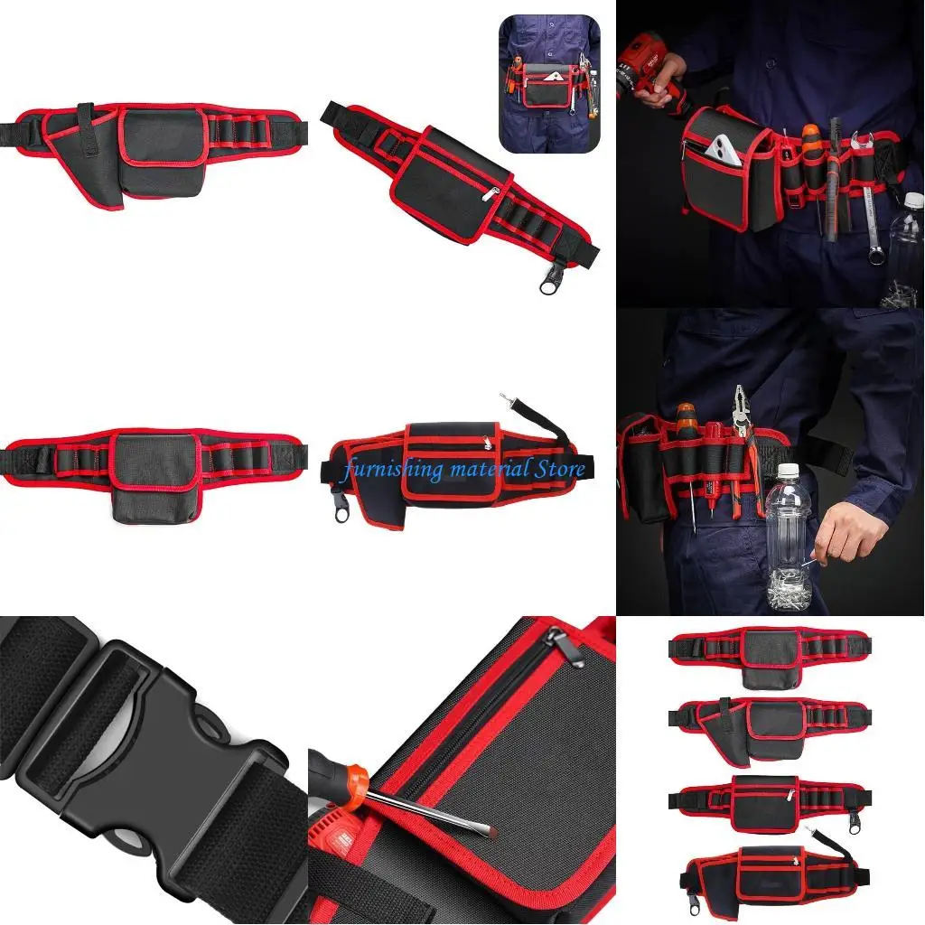 

Y5GD Electrician Tool Pouches Tool Belt Pouches Multiple Pockets Tool Organizers