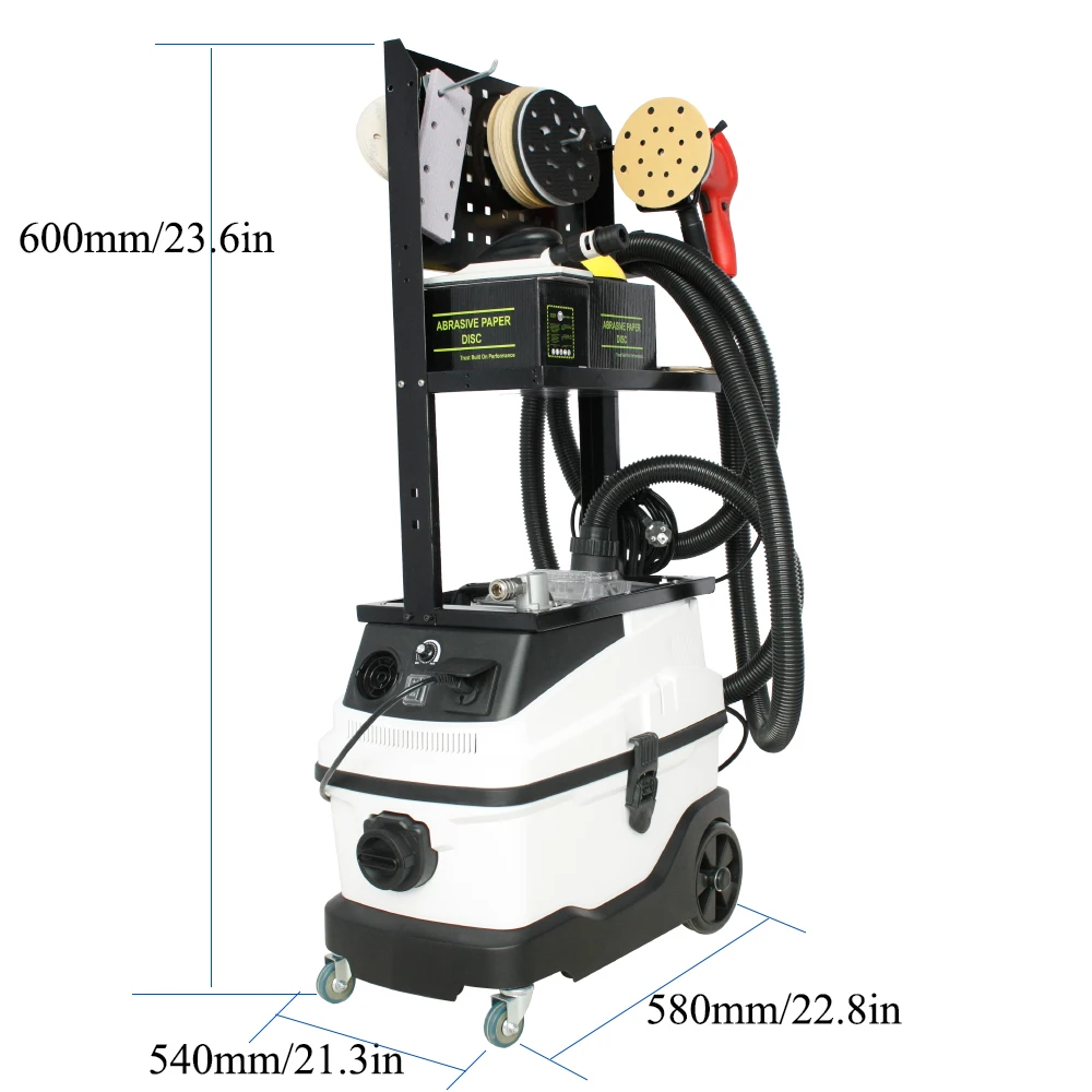 Top sale Car Polisher Paint Working Dry Sanding Primer Machine dust free grinding car polishing machine