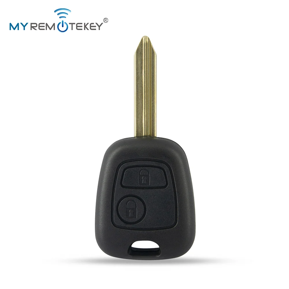 REMTEKEY Key Shell 2 Button for Peugeot 806 EXPERT PARTNER RANCH Citroen Xsara C5 Elysee PICASSO SAXO Xantia 2002-2008 SX9 Blade