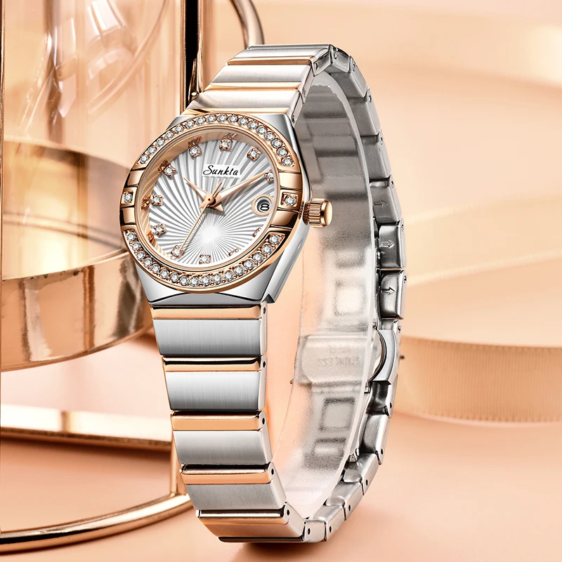 LIGE Luxury Woman Wristwatch Waterproof Luminous Date Stainless Steel Watch Women Gift Ladies Quartz Womens Watches Reloj Mujer