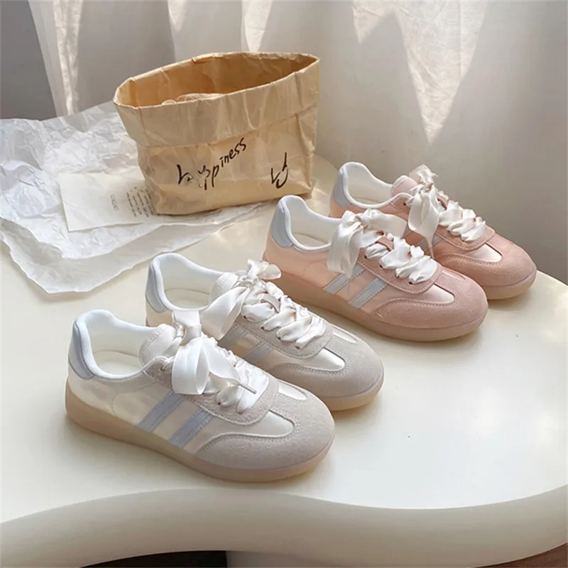 Breathable Shoes All-Match Soft Casual Female Sneakers Tennis Pink Small New Summer Leisure All-Match Women's Shoes Pink Casual