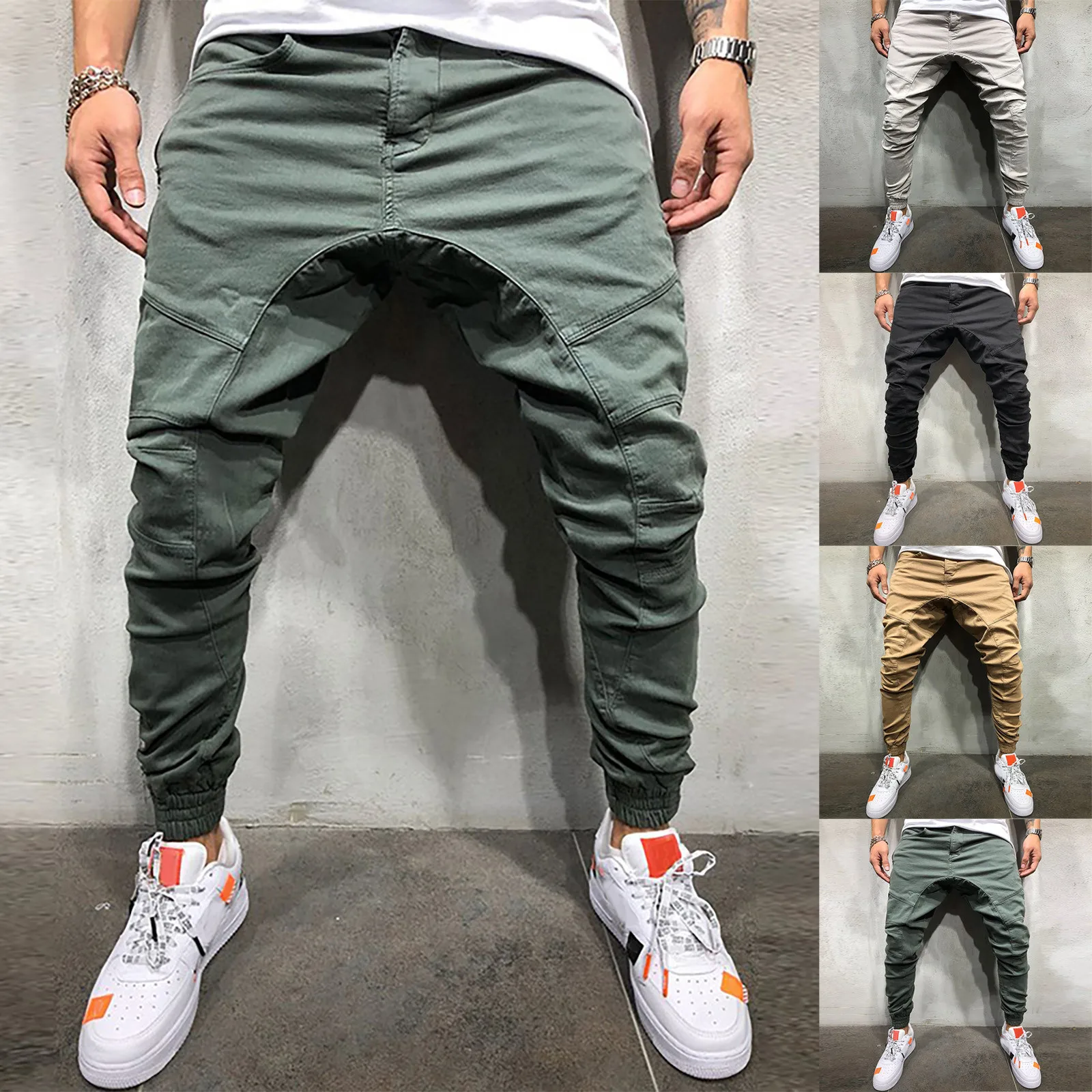 Sport Small Leg Pants Jogging Tracksuits Pants Summer Cotton Sweatpants Casual Pants Mans Fashion Trouser New Fitness Pantalones