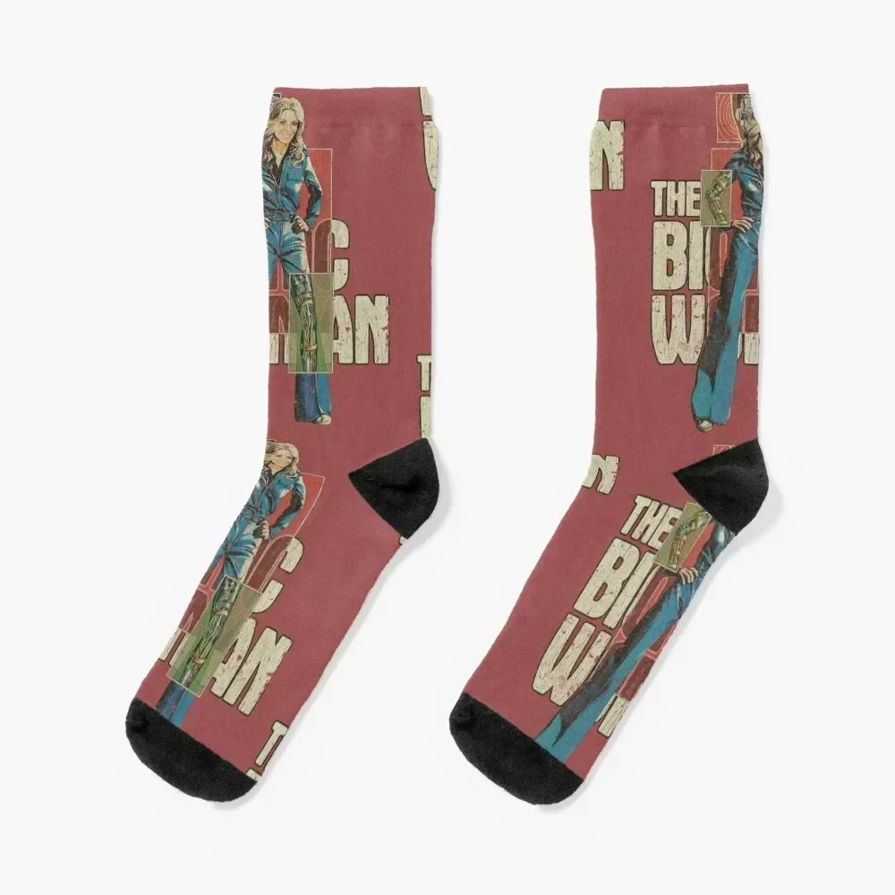 

The Bionic Woman Socks happy Rugby Crossfit christmas stocking Men's Socks Women's