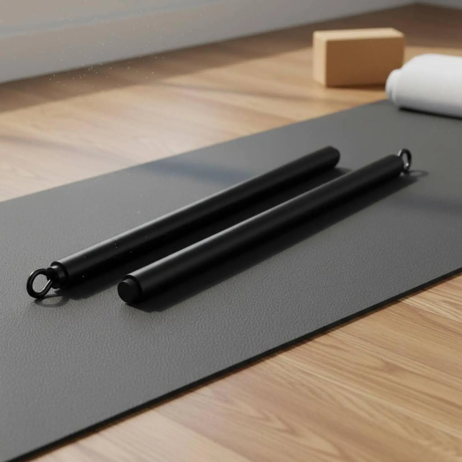 Pilates Bar Kit 11 Piece Home Gym Equipment Resistance Bands Stretching Bar Workout Fitness Tool for Women Full Body Exercise