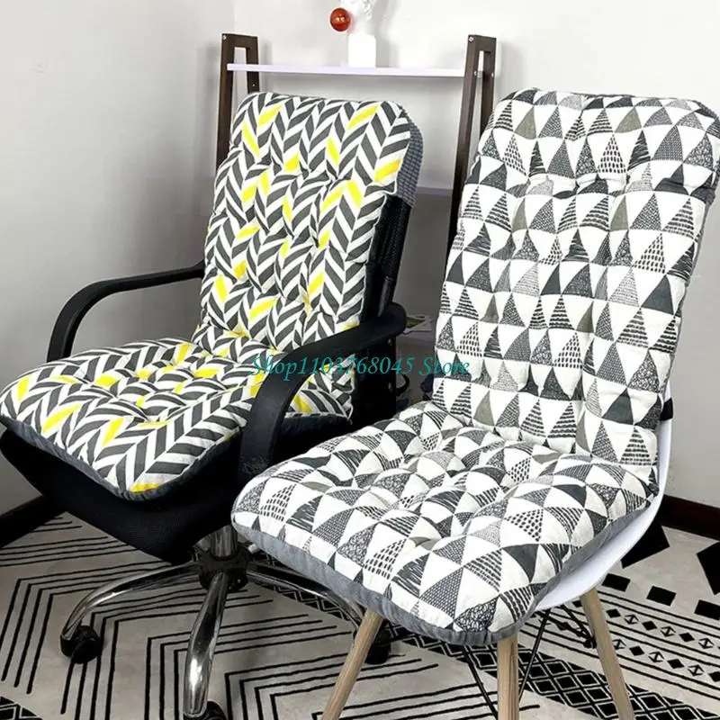 R53F Polyester Hochrückenstuhlkissen, nicht schlau und bequem für sitzende Stuhlkissen für Haus- und Gartengebrauch – Detail 4