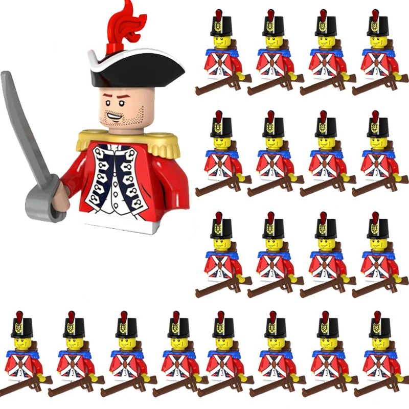 WW2 Mini Military Imperial Navy Soldier Building Blocks Caribbean Pirates Figures Bricks Educational Toys For Boy Christmas Gift