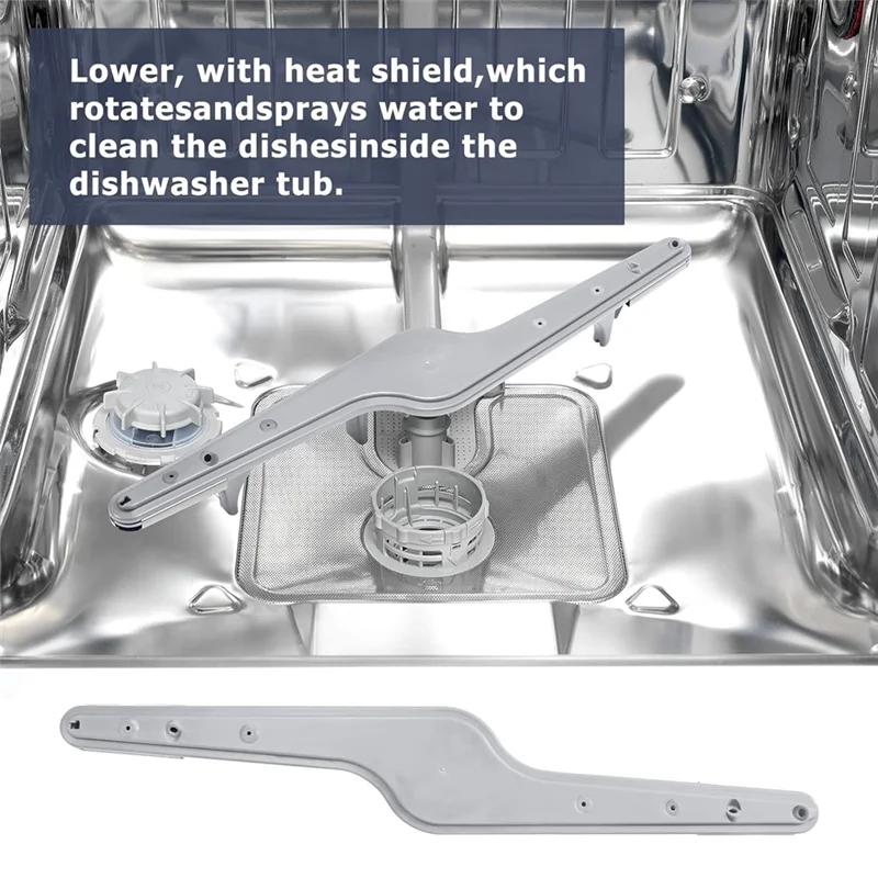 ABRG-154568002 Unterer Sprüharm für Geschirrspüler für Electrolux Frigidaire 154568001 5304517203 AP3958746, EA1524955 1196170 Ersatz