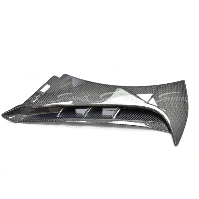 تخصيص OEM نمط ألياف الكربون الحاجز الأمامي مع فتحات لمجموعة الجسم 2021-2022 GR86 #5
