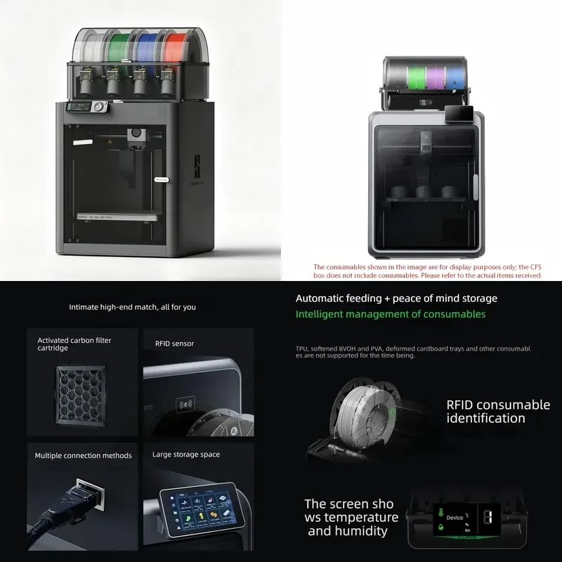 for Bambu Lab Large Size Automatic Leveling Multicolor Printing Desktop Home FDM High Speed 3D Printer Global Edition