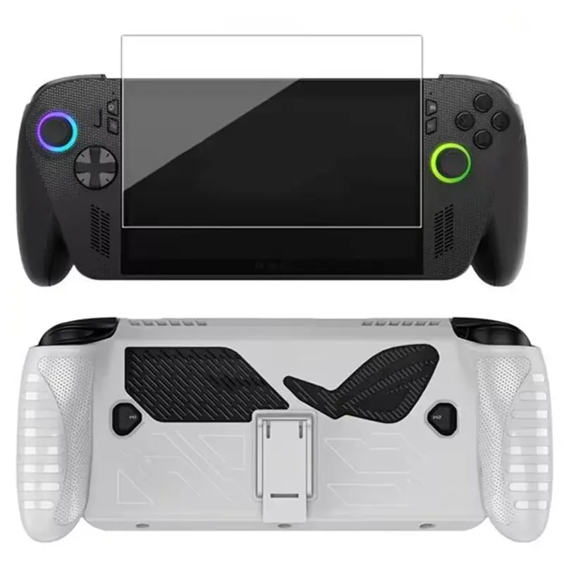 

Чехол-накладка ABUO для ROG Ally/X: эргономичная рукоятка, защитный чехол из мягкого ТПУ, прочная подставка, портативный чехол