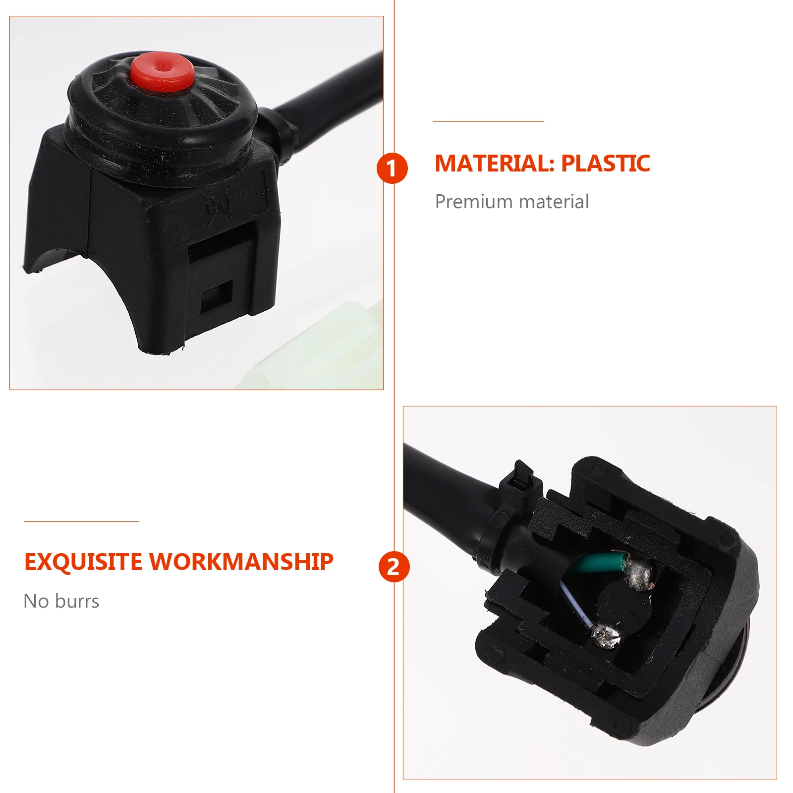 

1PCS Ignition Start Switch Durable ATV Motorcycle Horn Button Smooth Surface Easy Disassemble Convenient Life Motorbike Kill