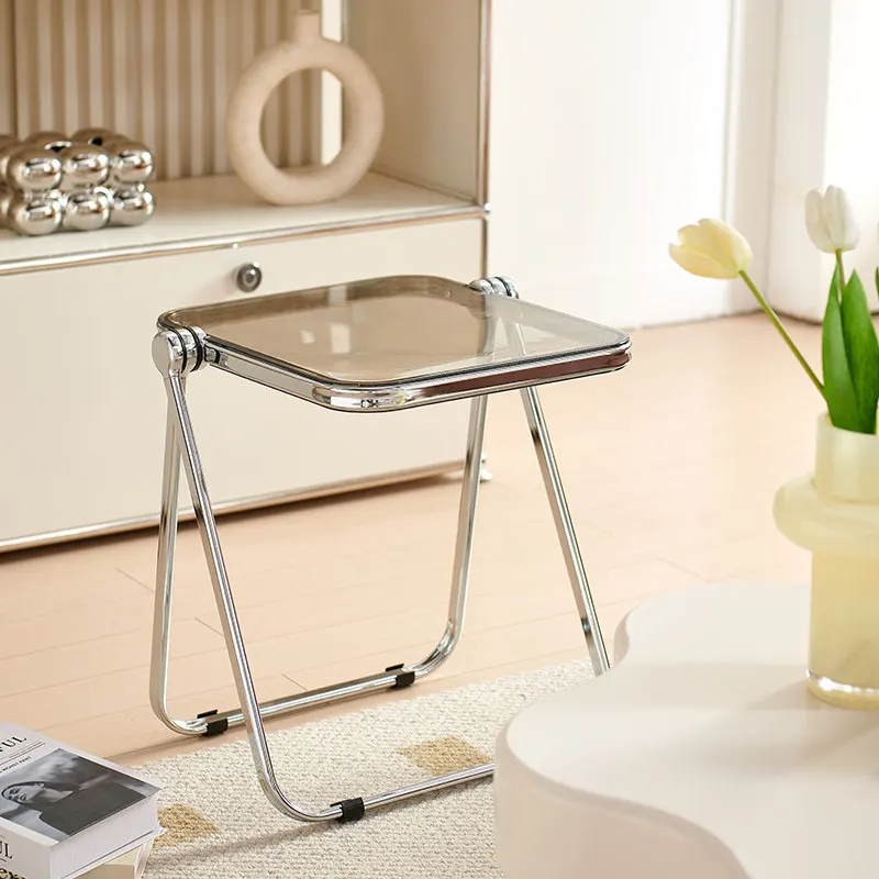 For acrylic folding small coffee table simple leisure home sofa corner balcony table edge table
