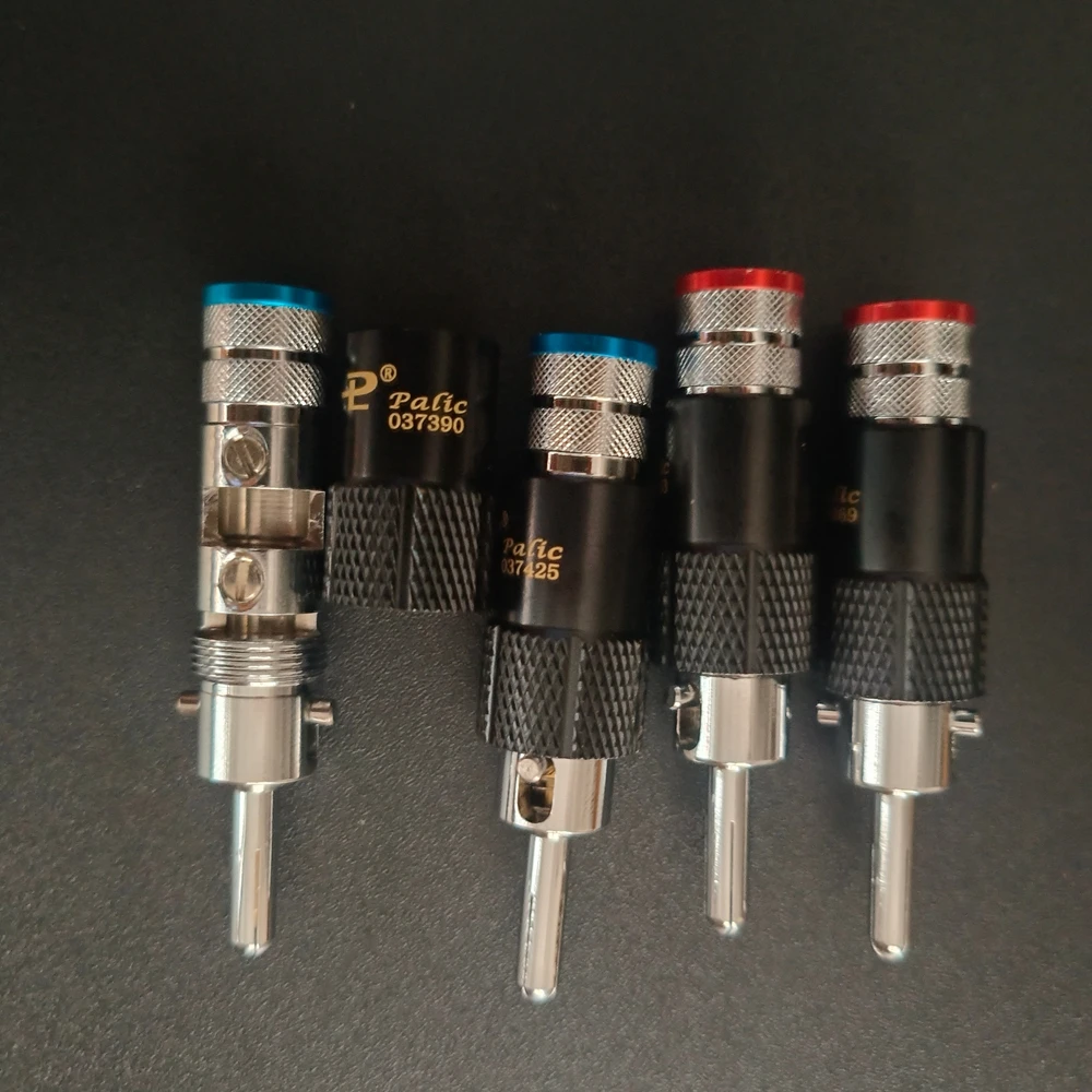 4 Stück High-End Neue Kupfer-Bananenstecker für Lautsprecherkabel, HiFi-Audio-Verstärker, CD-Player, DVD, VCD, Lautsprecherkabel-Verbinder – Detail 5