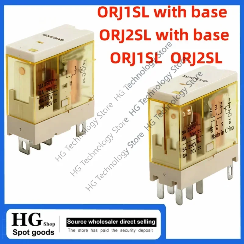 

3PCS Original brand new ORJ1SL/ORJ2SL/ 12VDC, 24VDC, 230VAC