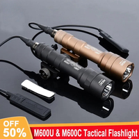 M600 M600C M600U Powerful Flashlight Hunting Torch Reconnaissance Outdoor Weapon LED Light for 20mm Track Hunting