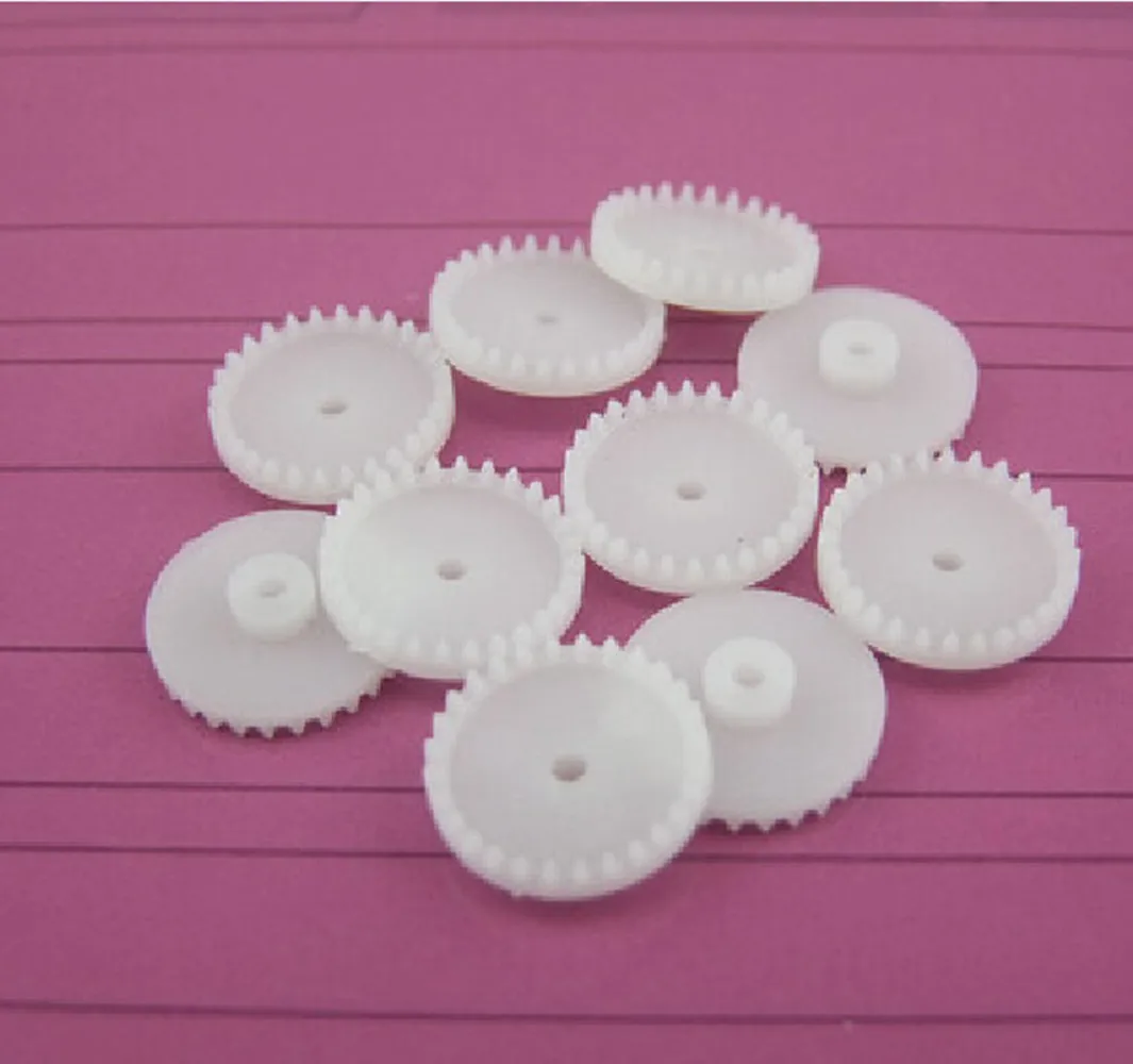 10 pcs/lot C282A Mini Plastic Crown Gear Model DIY Toys Robot Parts