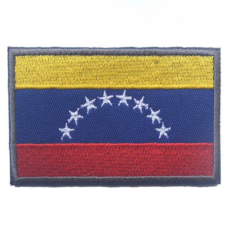 Americas Flag Armband Chile kuba Panama kolumbia ekwador gwatemala naszywka na ubrania naszywki wojskowe do szycia odzieży