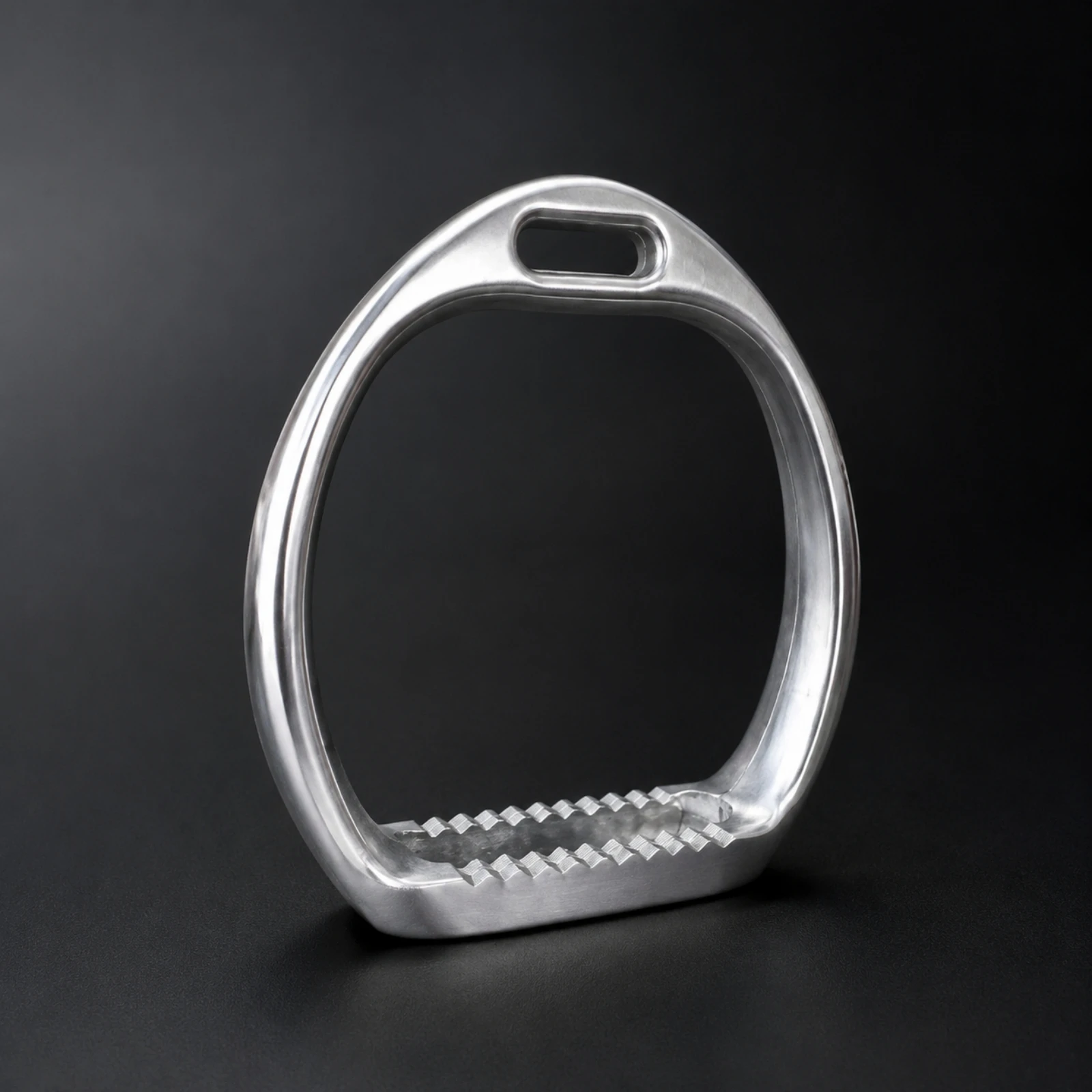 Aluminum Equestrian Stirrup Lightweight Stirrup with Serrated Foot Grip Horse Riding Foot Support Strong for Equestrians