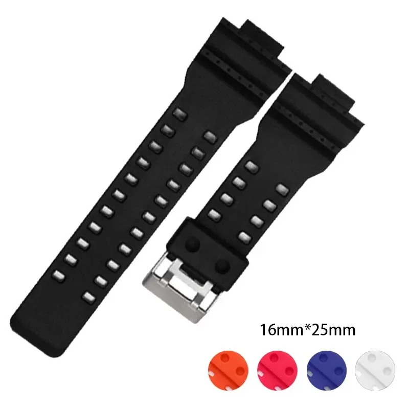 Sport Tauchen Metalls chnalle Gummi Uhren armband für Casio G-Shock ga100/120/300 gd gw Uhren armband