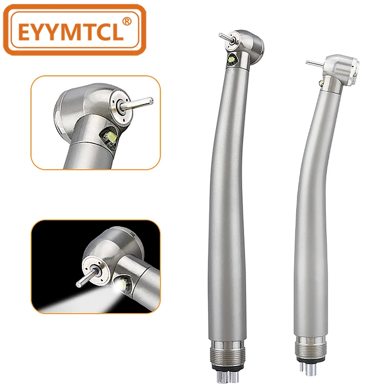 EYY Стоматологический светодиодный высокоскоростной наконечник, наборы роторов, кнопочные вращающиеся ручки, 3 распылителя воды, стоматологический электронный генератор, воздушная турбина, 2/4 отверстия