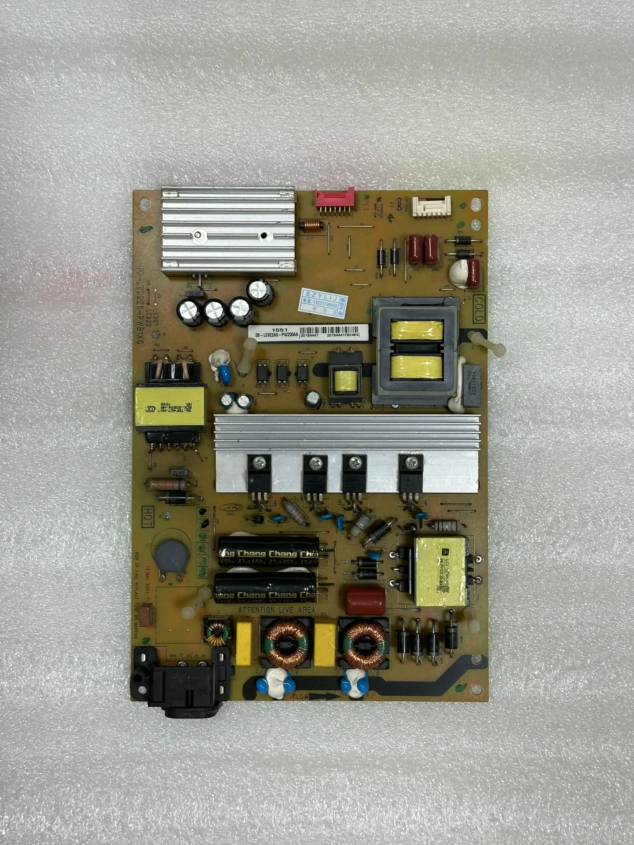 power board for Original L50/L55P1-UD L50/L55P1S-F power board 40-LE9226-PWB1XG