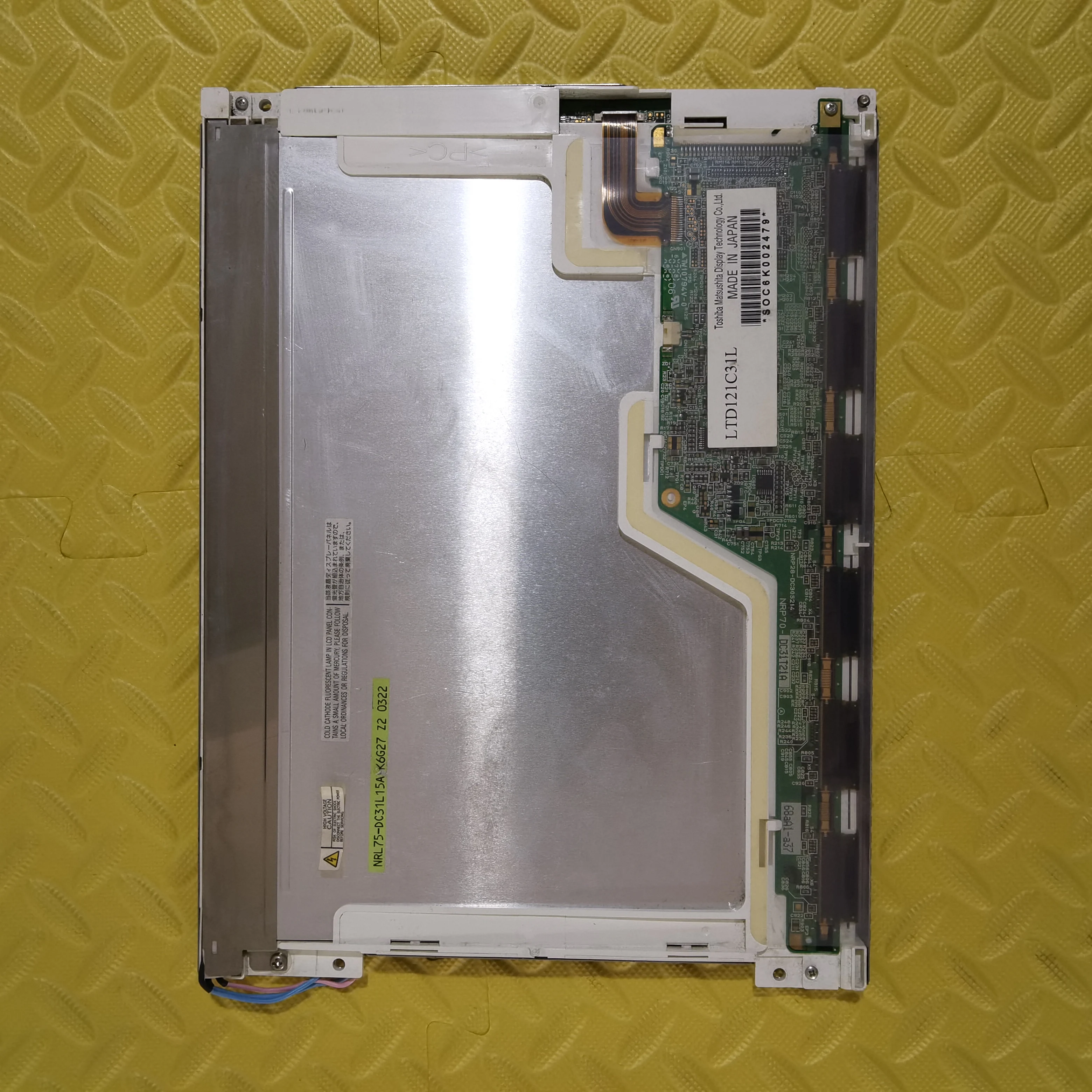 For 12.1-inch LTD121C31L 800*600 CCFL TFT Repair LCD Screen Display Panel Fully Tested Before Shipment