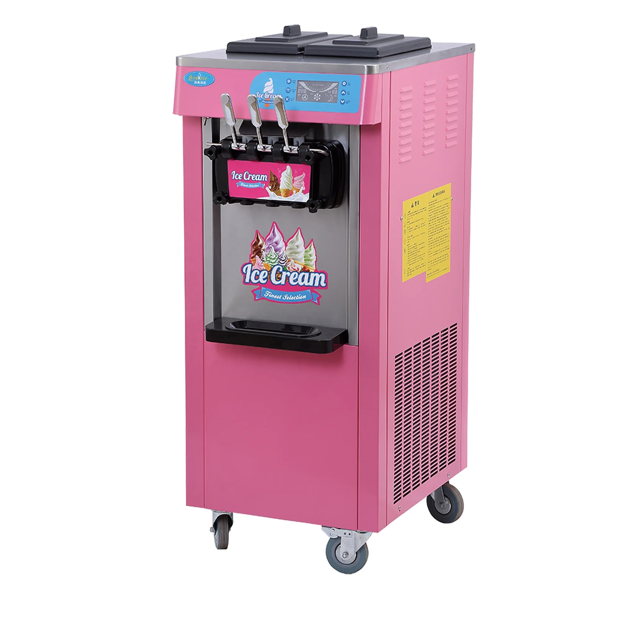 

New Power glace ice cream making machine commerical for soft ice cream