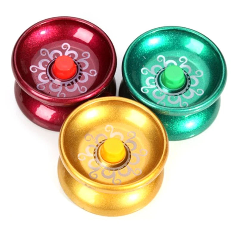 Fascinating Alloy Yo-Yos High Performance Professional YoYo High-speed Ball Bearings Various for Play Ways Random Colors