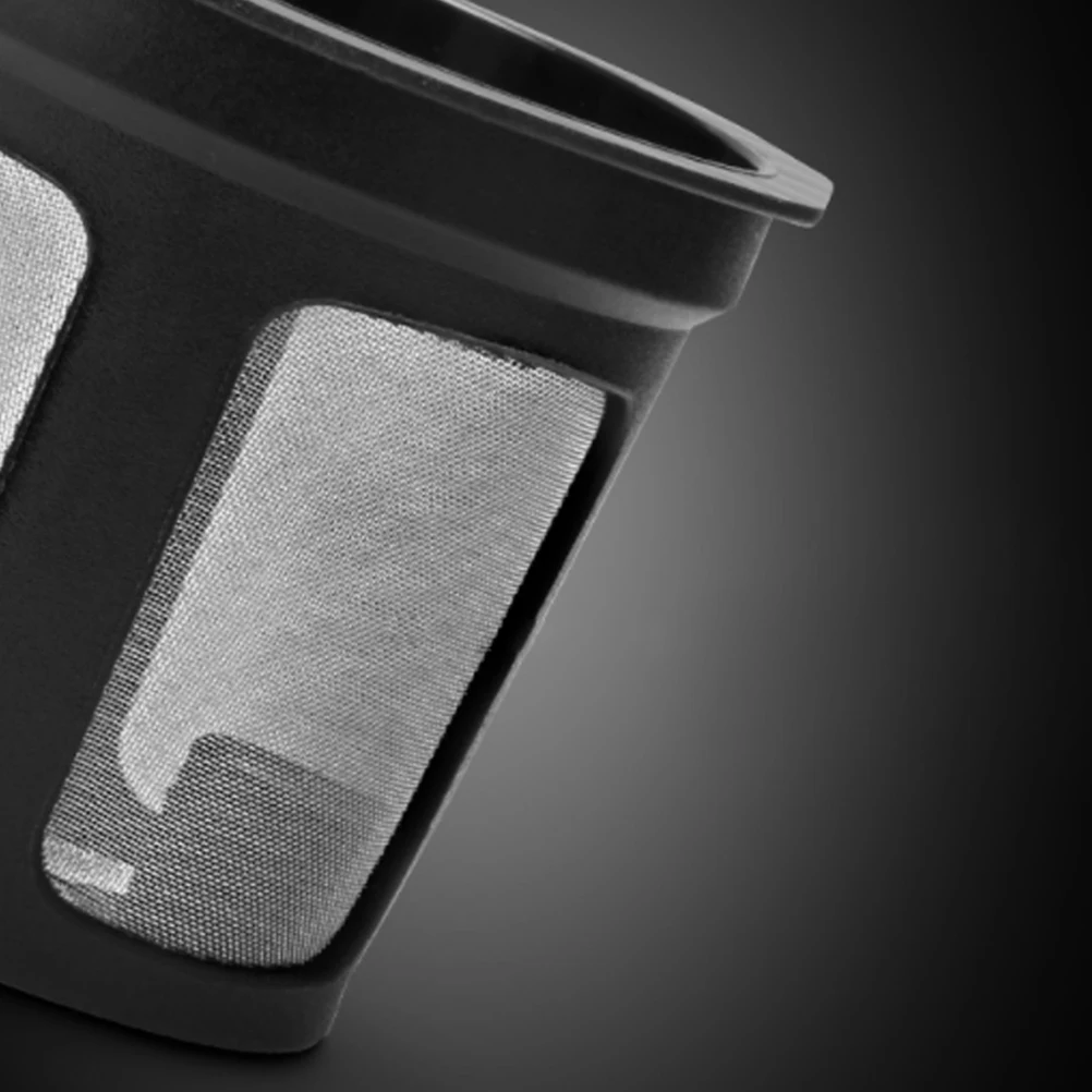 

4 Pcs Coffee Accessory Filters Reusable Black Filter Cups Machine Strainer Eco Friendly Kitchen Bar Accessories