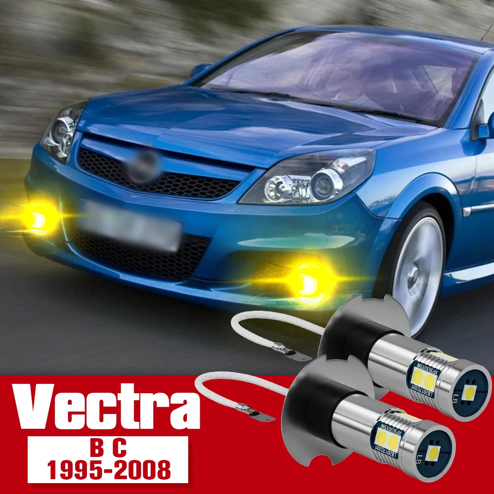 

2pcs LED Accessories Front Fog Light Bulb Lamp For Opel Vectra B C 1995-2008 1998 1999 2000 2001 2002 2003 2004 2005 2006 2007