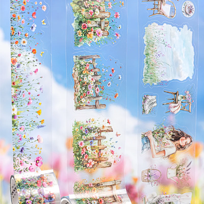 2Style 2Boxes/bag Garden Landscaping Kit Tape Creative Handbook DIY Scrapbook Calendar Picture Book