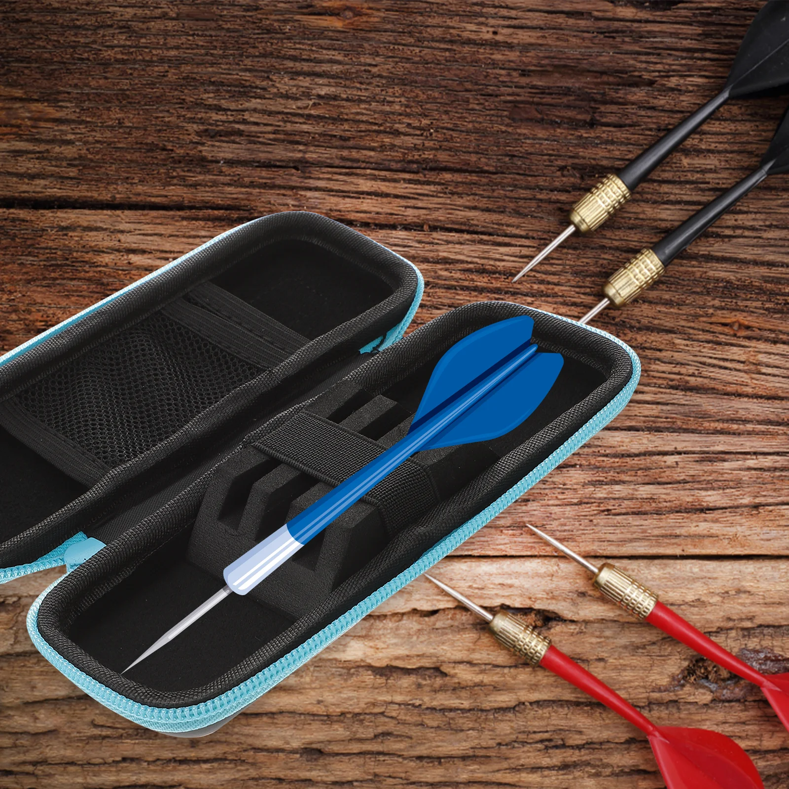 

Blue Carrying Box Padded Case Bike Organizer Storage Pu Wear-resistant Portable Cases Outdoor Toys