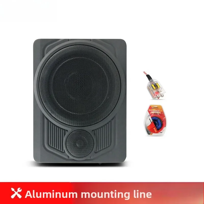 Good Car Audio 10-inch Heavy Subwoofer 12V24v Ultra-thin Active Power Amplifier Car Audio with Aluminum Wire/pure Copper Wire