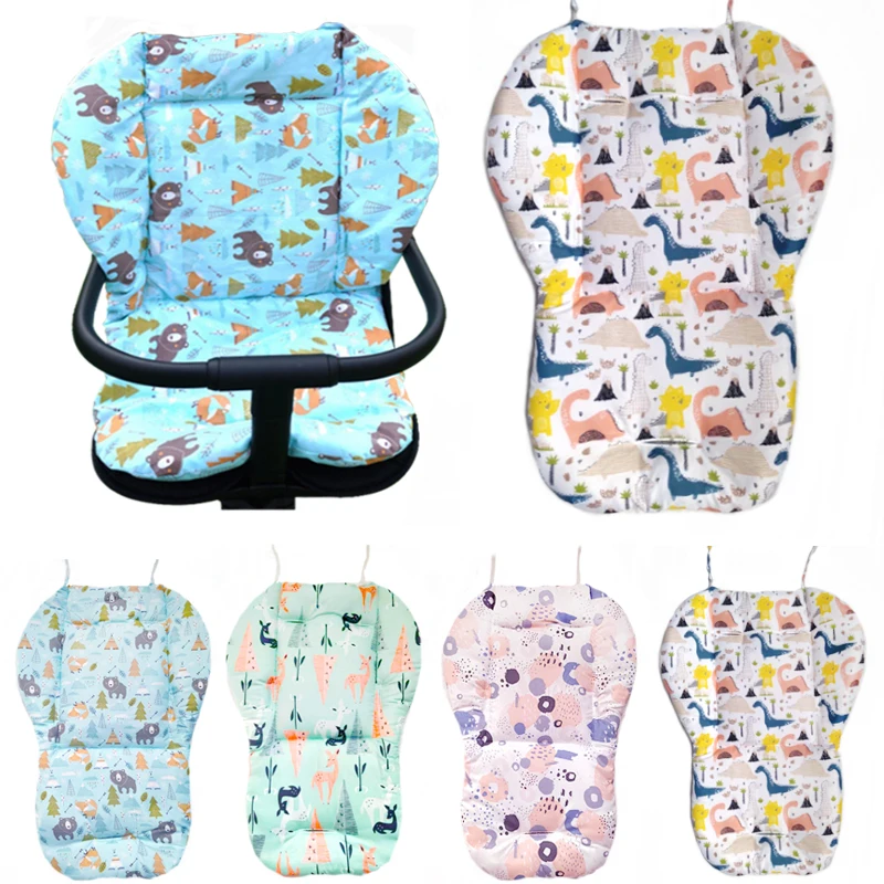 Almofada para cadeira alta para bebês e crianças, almofada para assentos elevatórios, almofada para cadeira de alimentação, almofada para carrinho de bebê, tecido de algodão