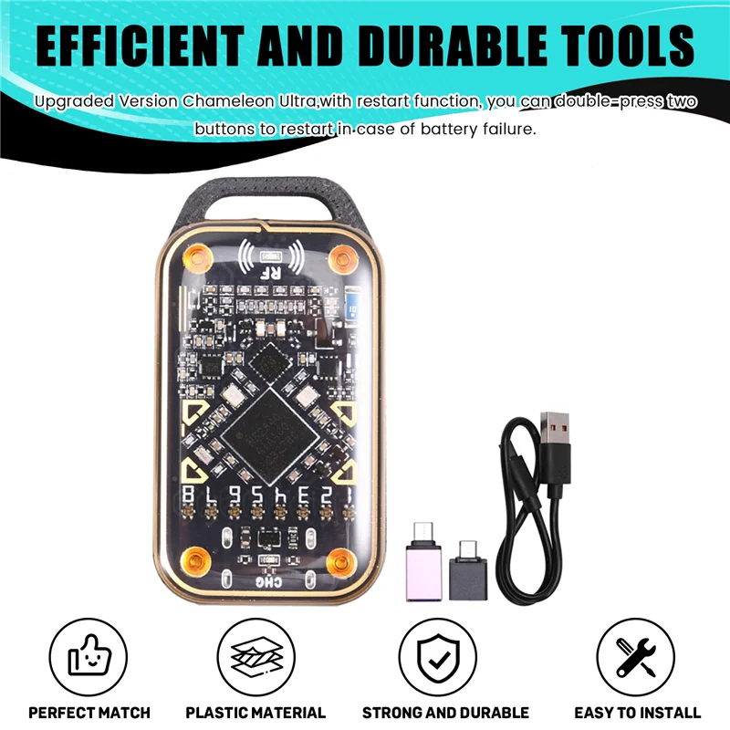 M13K-Upgrade Chameleon Ultra Contactless Smart Card Emulator RFID Smart Chip Reader 125K 13.56M Card Decode NFC Duplicator