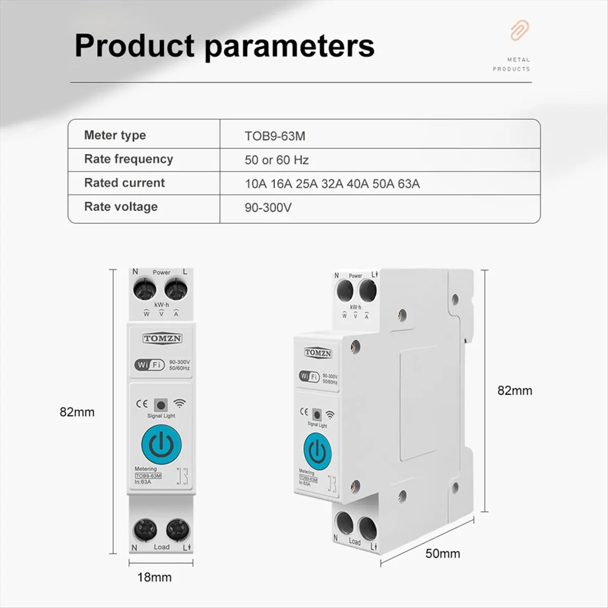 Abnh 63A 1P+N Wifi …