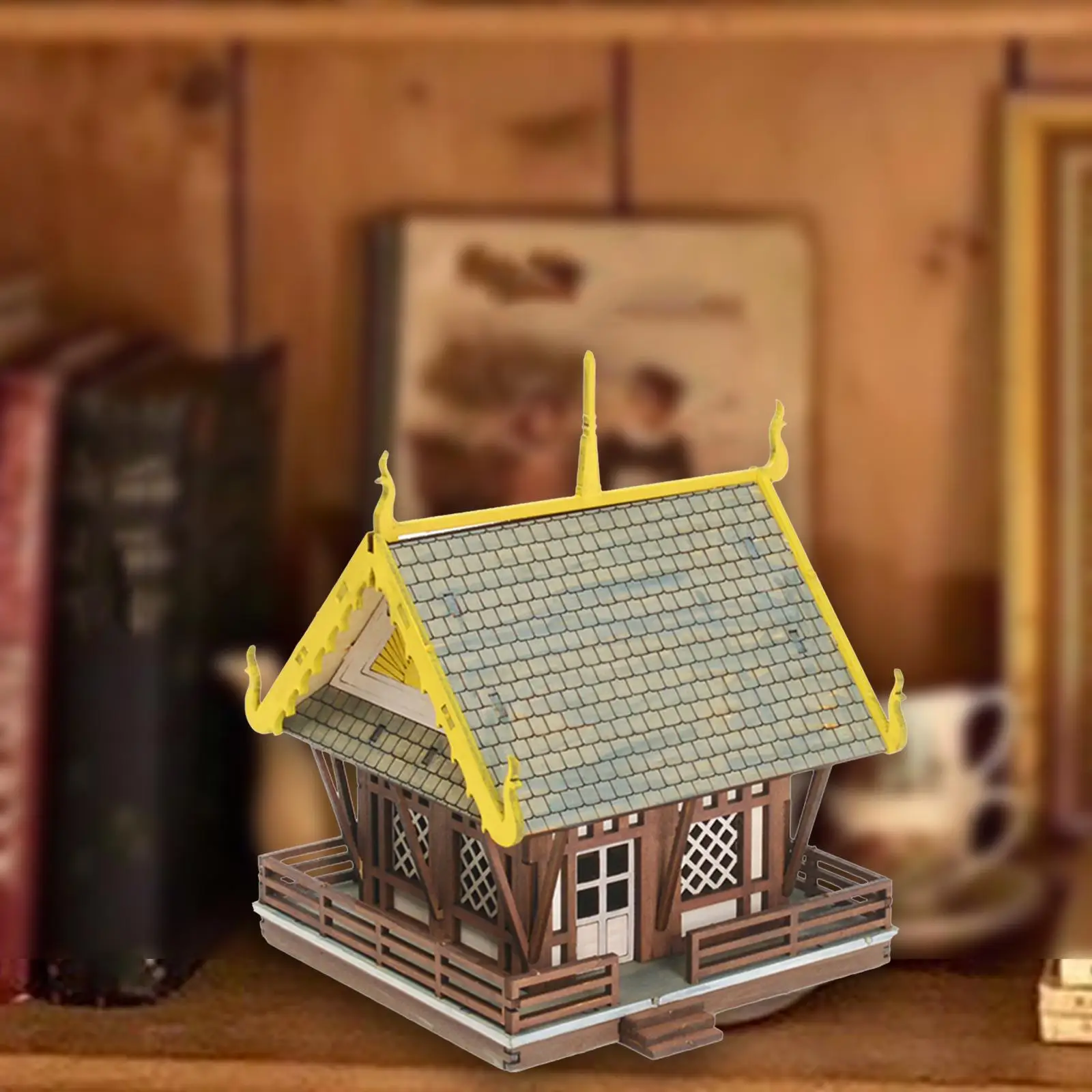 1/72 Temple Building Kits Architecture Building Model for Model Railway Gift