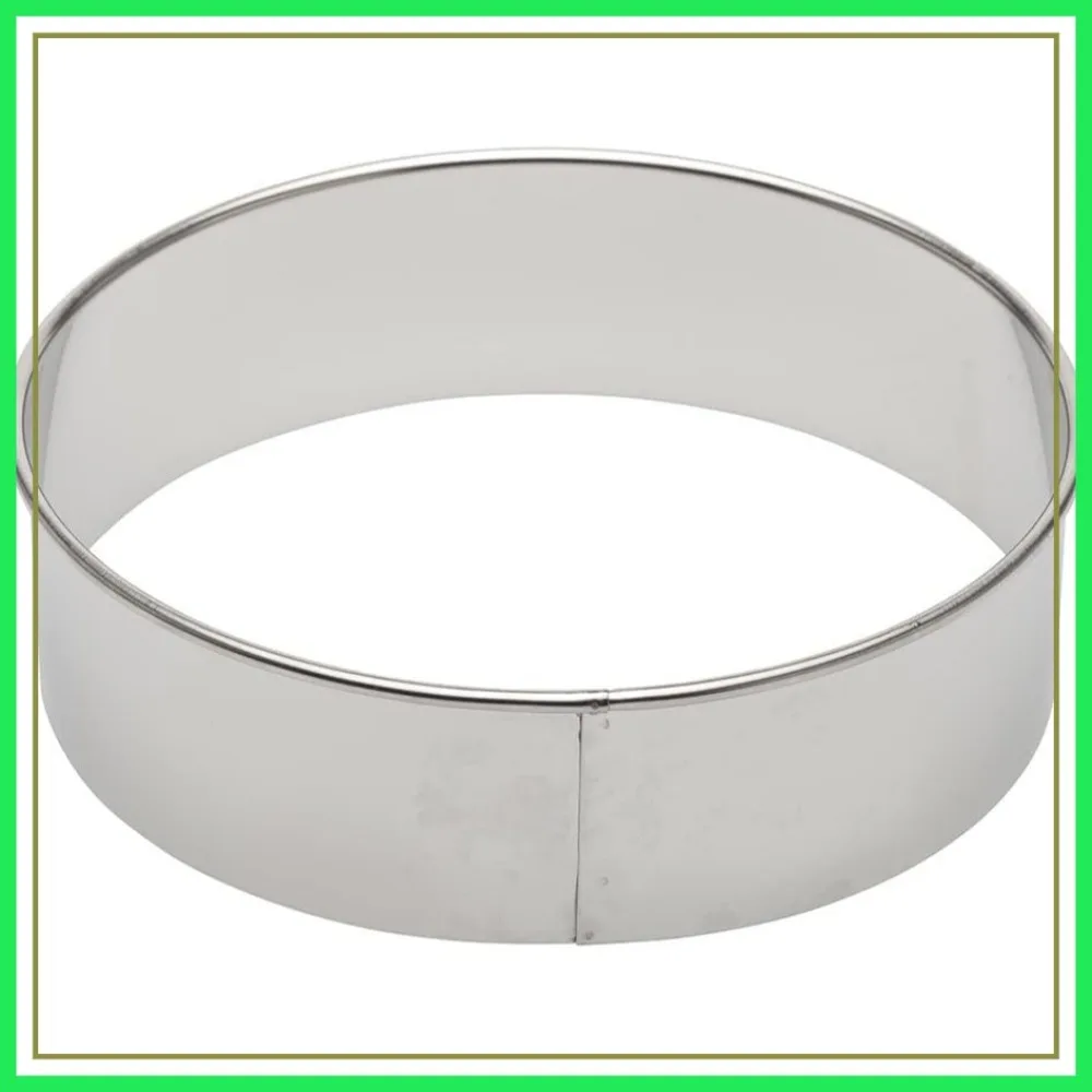 

6" Round Food Cutter, Silver, Professional Kitchen Tool